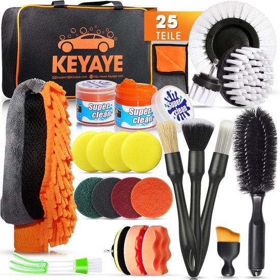 GADLANE Auto Reinigungsset - 29 Stück Auto Detailing Kit mit
