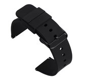 JZK 22mm schwarzes Silikon-Uhrenarmband als Ersatz für Seiko Prospex Marinemaster/Samurai, für Citizen Promaster, Herren-Taucherarmband sportliches wasserdichtes Armband inklusive Werkzeug Entfernen