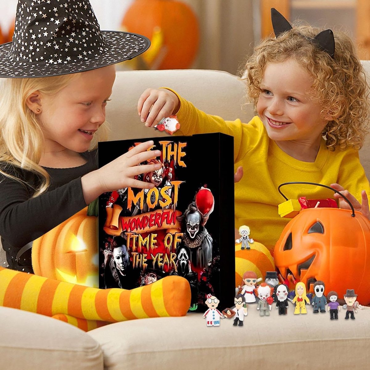Calendrier De L'Avent Halloween 2025 - 24 Figurines Effrayantes, Jouets Collection, Pour Enfants