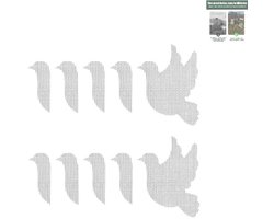 10 stuks - Subsidie ​​voor reparatie van raamschermen - - Zelfklevende klittenband - Gaten in horren repareren - Schattige gordijnen - Muggenwerend middel - Sterk klevende stickers voor horrenreparatie