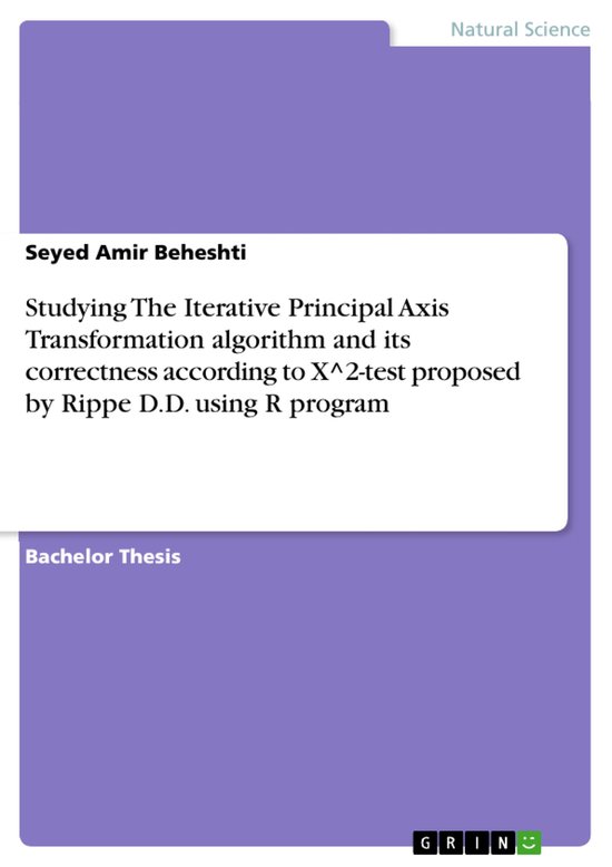 Studying The Iterative Principal Axis Transformation algorit ... - cover
