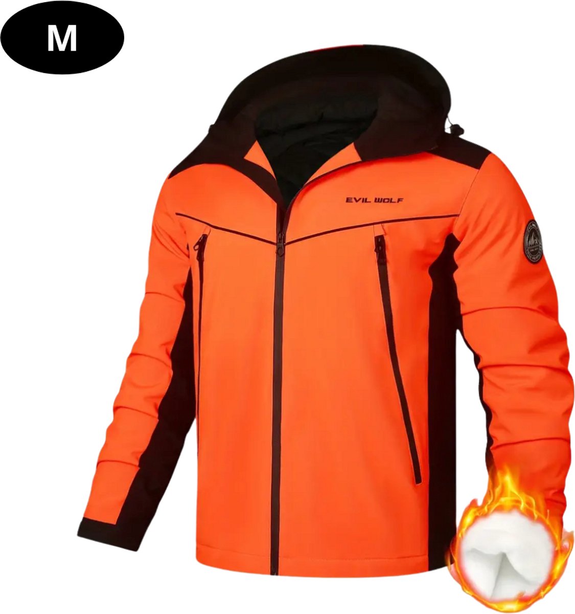 Bovista Skipak SkiBroek Skijas Ski Suit Wintersport Heren 2-Delig Oranje