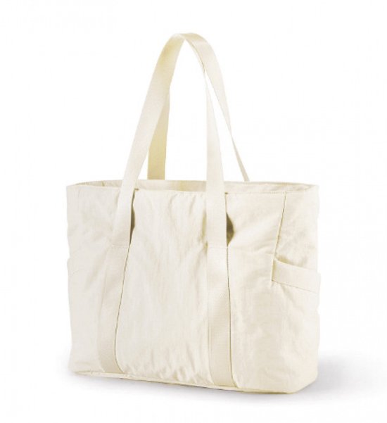 Sacs à main pour femme - Sac cabas zippé - Grand sac bandoulière - Sac d'école - Sac à bandoulière - Sac pour ordinateur portable - Sac à main - Cabas - Sac week-end - Sac shopping - Sac de plage - Yoga / Fitness / Voyage - Beige
