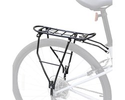 Bagagedrager verbreder - Fiets bagagedrager - Achterdrager verbreding - Fietsaccessoires - Extra breed - Transportrek - Fietstassen - Boodschappen - Vakantie - E-bike