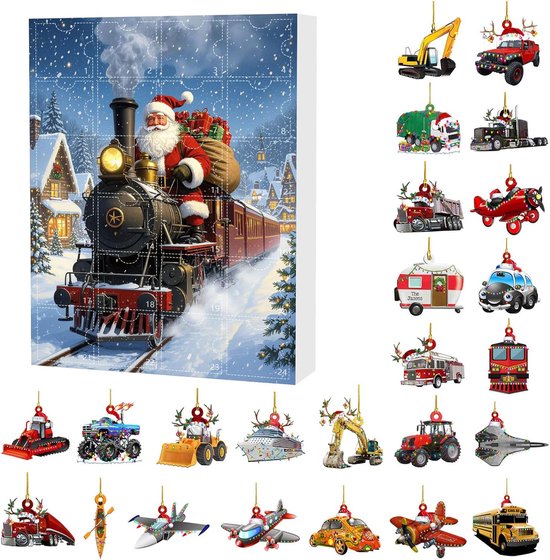 2025 Kerst Baseball Advent - Sportdecoratie 24 dagen - Aftelkalender