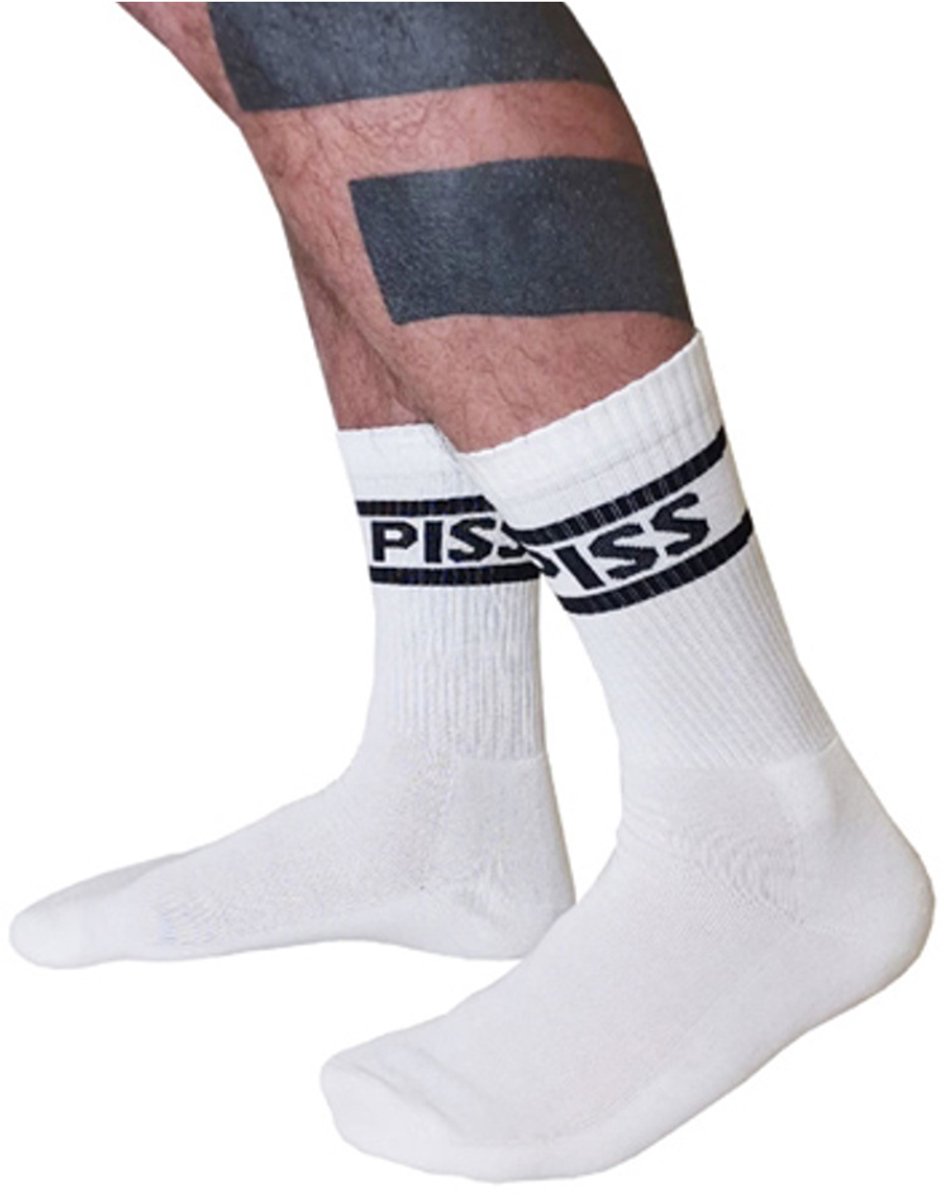 Mister b crew socks piss white 38-41