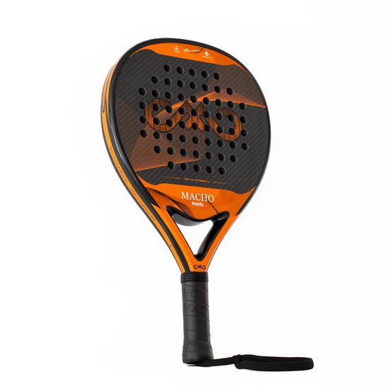 Macho Pro Edition - Padel Racket - 3K Carbon - Oranje - Macho Padel - Padelrackets