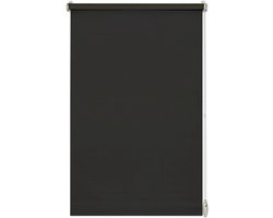 YOURSOL EasyFix Roleta Light rolgordijn in antraciet, 80 x 210 cm, rolgordijn zonder boren, Klemmfix rolgordijn, 50% ondoorzichtig en lichtd