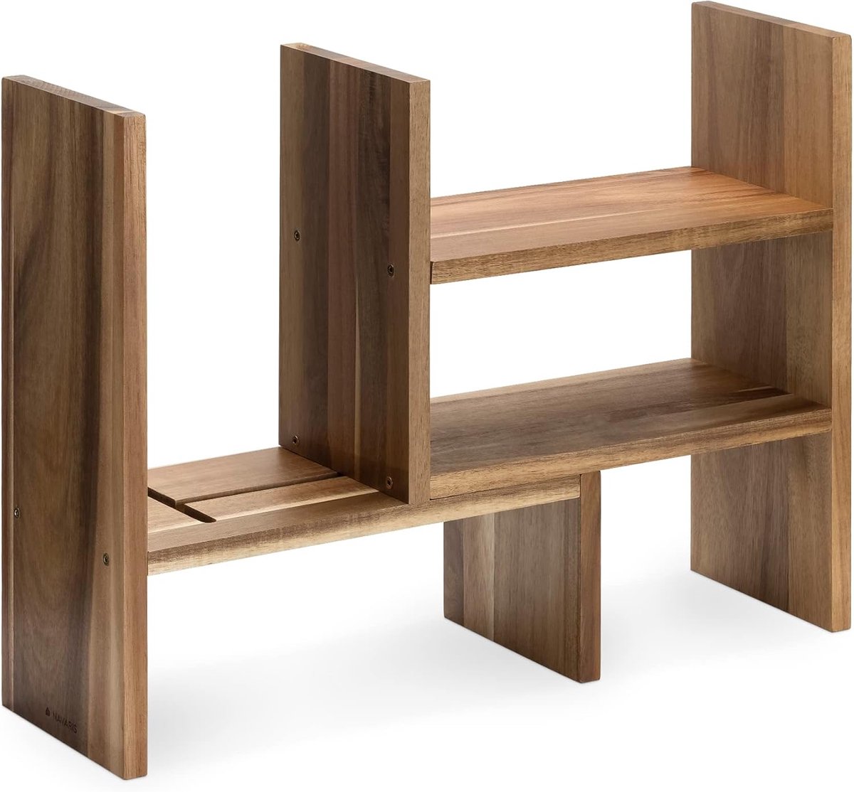 Verstelbare Houten Bureau-Organizer - Aanpasbare Opruimmodule voor een Geordend Bureau