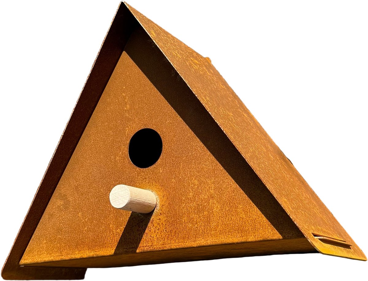 Vogelhuis UPSILON - CORTENSTAAL - Wandmodel