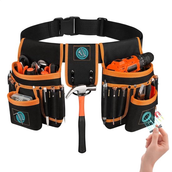 Ceinture à outils professionnelle Golermo – Solide, confortable et toujours tout à portée de main !