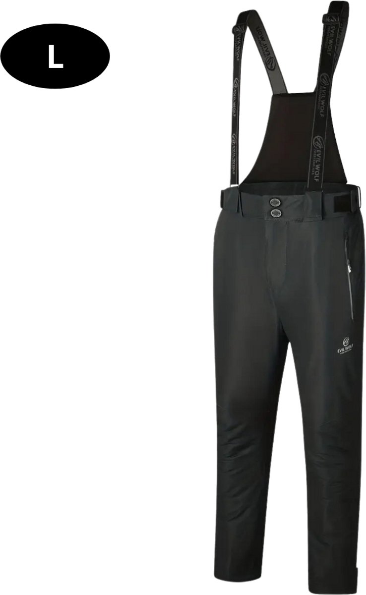 Livano Skibroek Skipak Snowboard Broek Winterbroek Sneeuwbroek Heren Wintersport Grijs