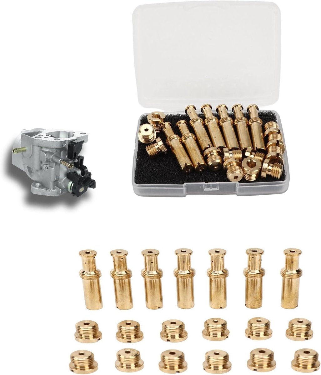 Allecto plus - Hoge sterkte koper vervangingsset carburateur | Hoofdtussenmondstukset | Brede carburateur compatibiliteit