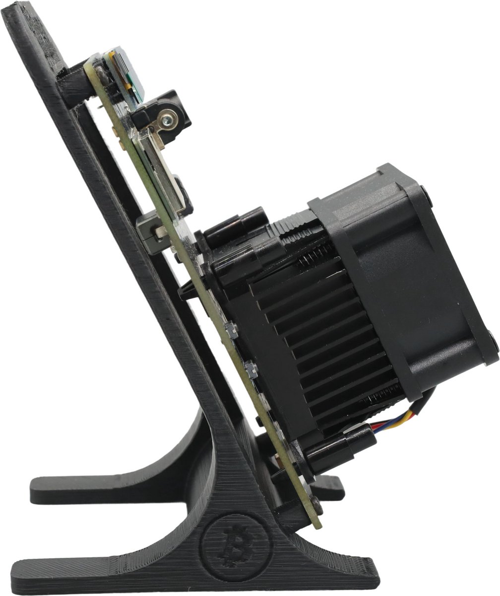 Bitaxe 601 Gamma - Inclusief Stand & EU Stekker - 1.2 TH/s - Bitcoin Mini Miner Kit - Versie 2025 - Zwart — cadeau in Cadeau-ideeën - foto 2