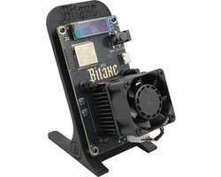 Bitaxe 601 Gamma - Inclusief Stand & EU Stekker - 1.2 TH/s - Bitcoin Mini Miner Kit - Versie 2025 - Zwart