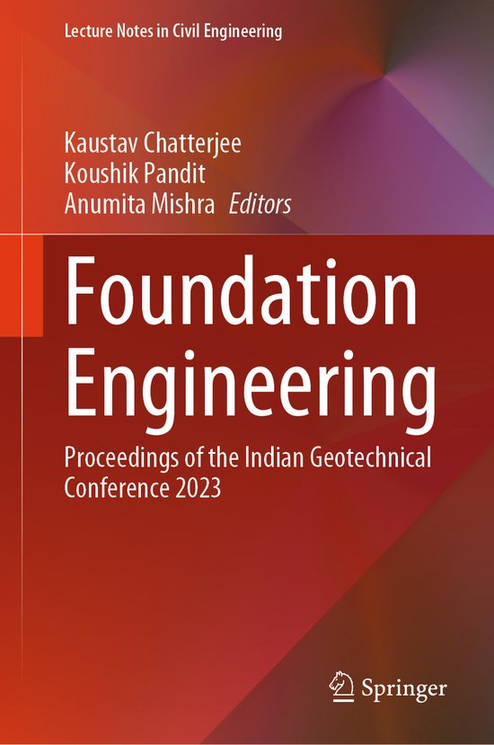 Lecture Notes in Civil Engineering686- Foundation Engineering ...