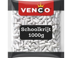 Venco schoolkrijt - zoete drop - 1000g