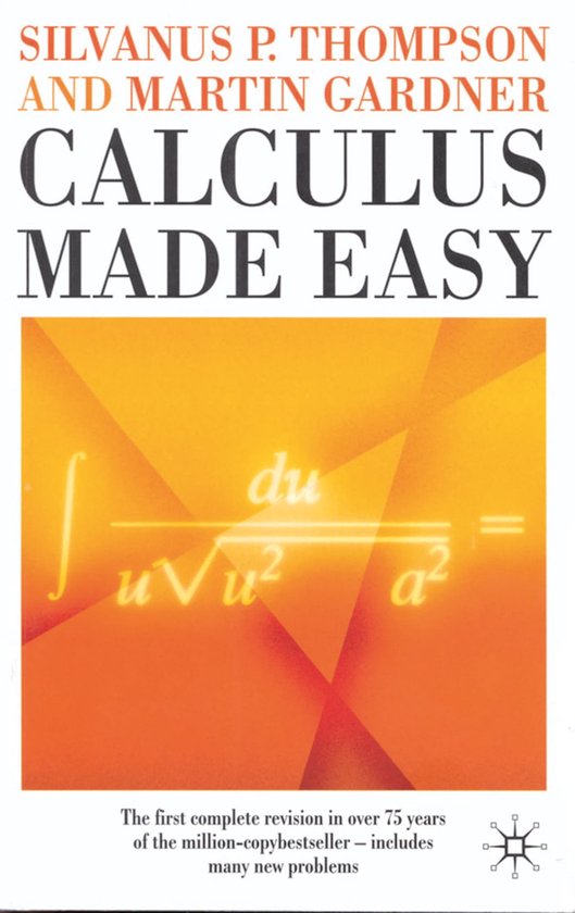Calculus Made Easy - cover