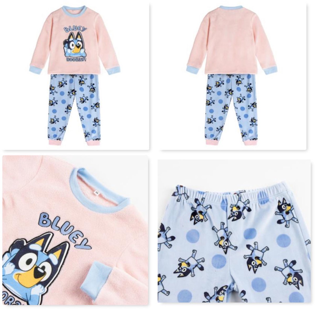 Pyjama Bluey Hooray leeftijd 3 Jaar 100% polyester