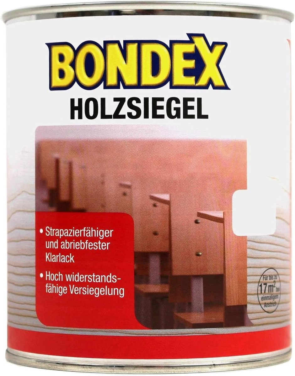 Bondex Houtsealer Kleurloos / Mat 0,25 L voor 5 m² | Duurzaam en krasvast | Water- en vetbestendig | Op basis van natuurlijke grondstoffen | Houtsealer | Houtafdichting