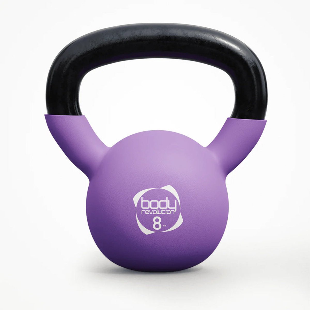 8kg kettlebell met goede grip voor thuis of de gym