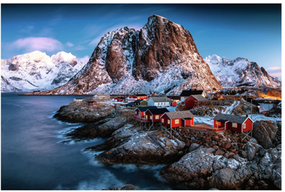 Ravensburger puzzel Hamnoy, Lofoten - legpuzzel - 3000 stukjes — afbeelding 6