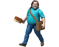 foto van Mattel A Minecraft Movie Action Figure Steve – 10 cm Actiefiguur met Zwaard en Tas