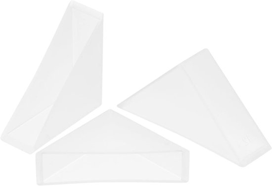 QUARKZMAN 56 stuks randbescherming voor tafelblad glas met schacht, 6 mm randbescherming van transparant rubber, afstandhouder, antislip, anti- botsing, wandeling voor meubelkasten (voor 1/4 inch gat