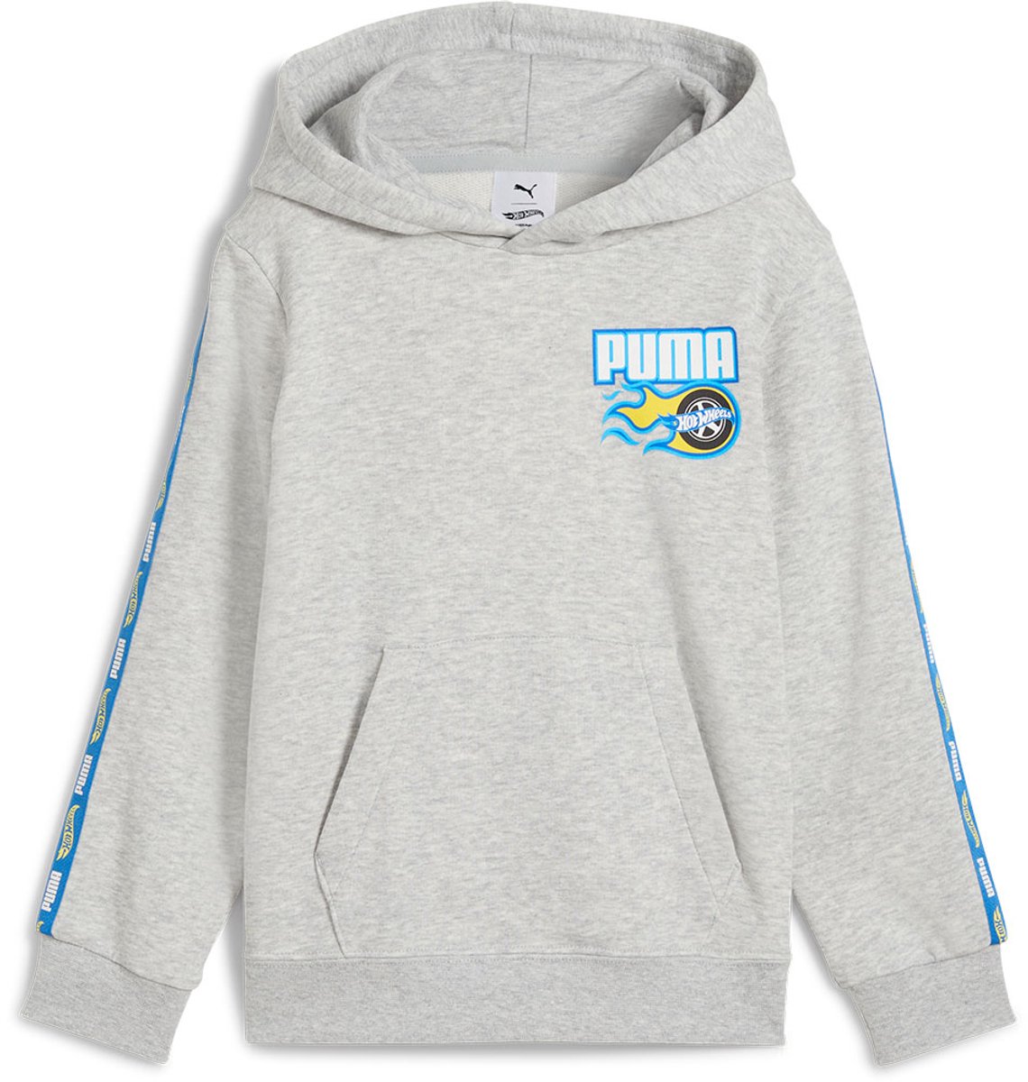 Puma X Hot Wheels Hoodie 4-5 Years Jongens Meisjes Grijs