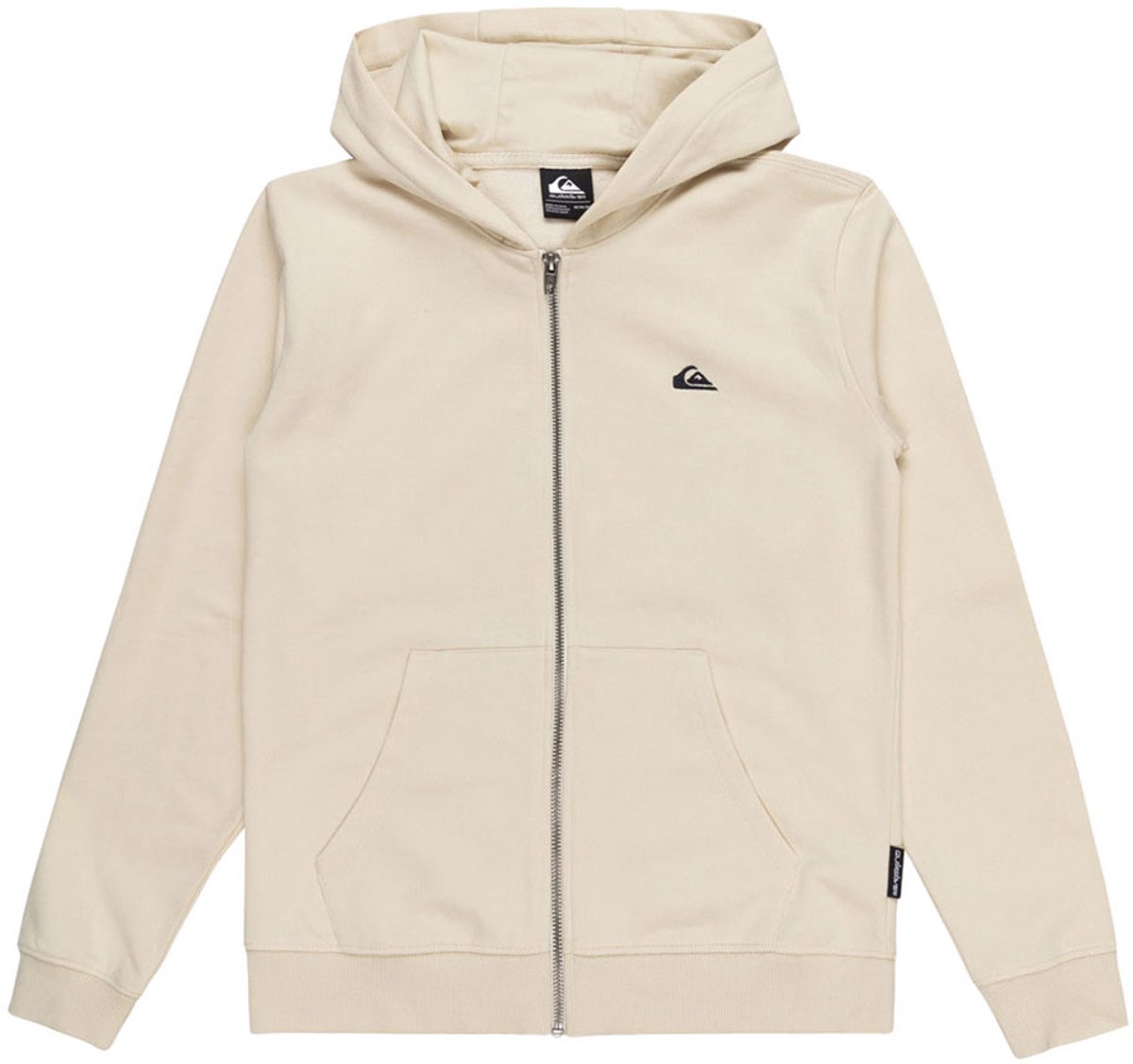 Quiksilver Basic Sweatshirt Met Rits 12 Years Jongens Birch