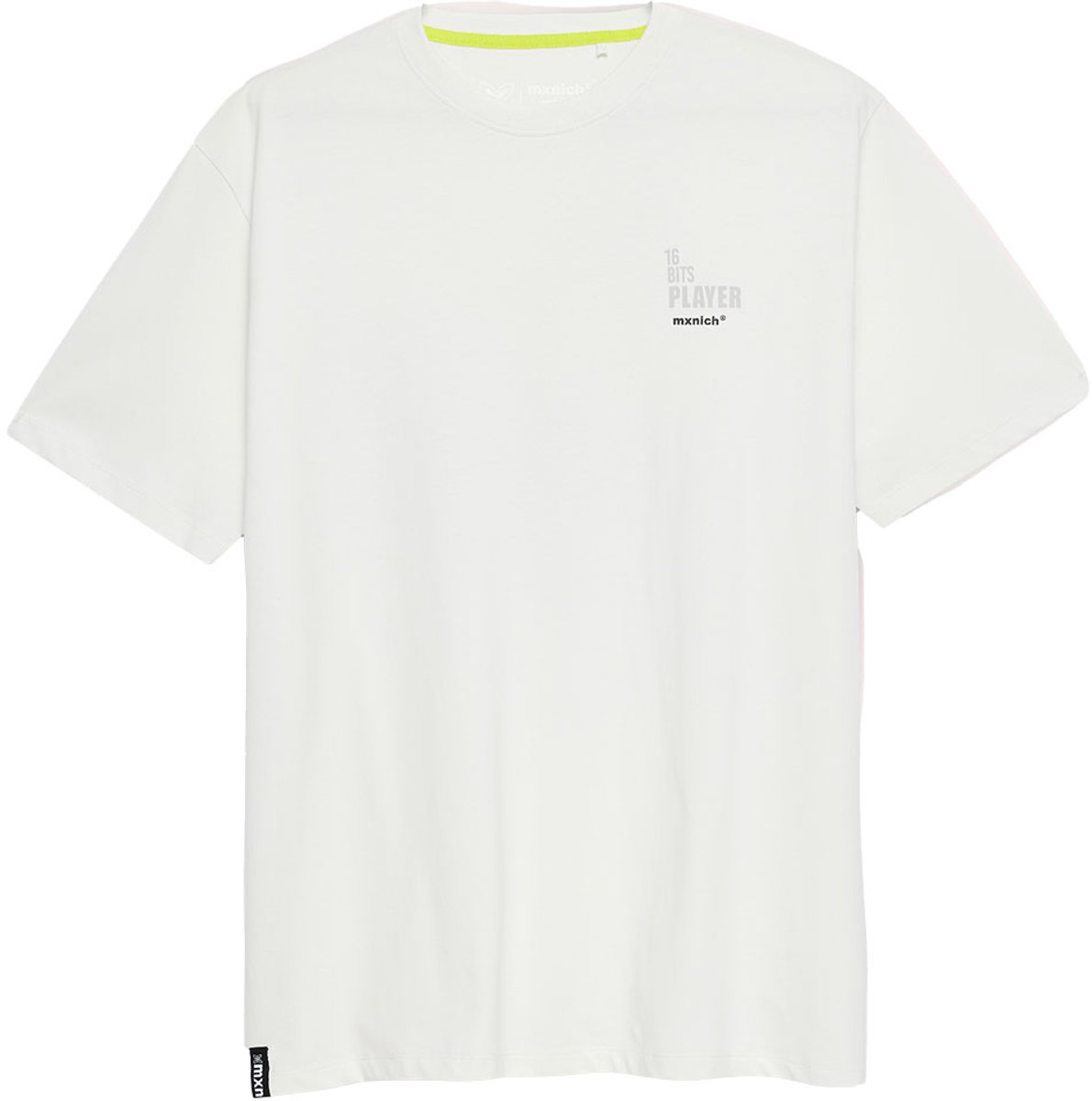 Munich Oversize Gamer Streetwear T-shirt Met Korte Mouwen Wit M Man