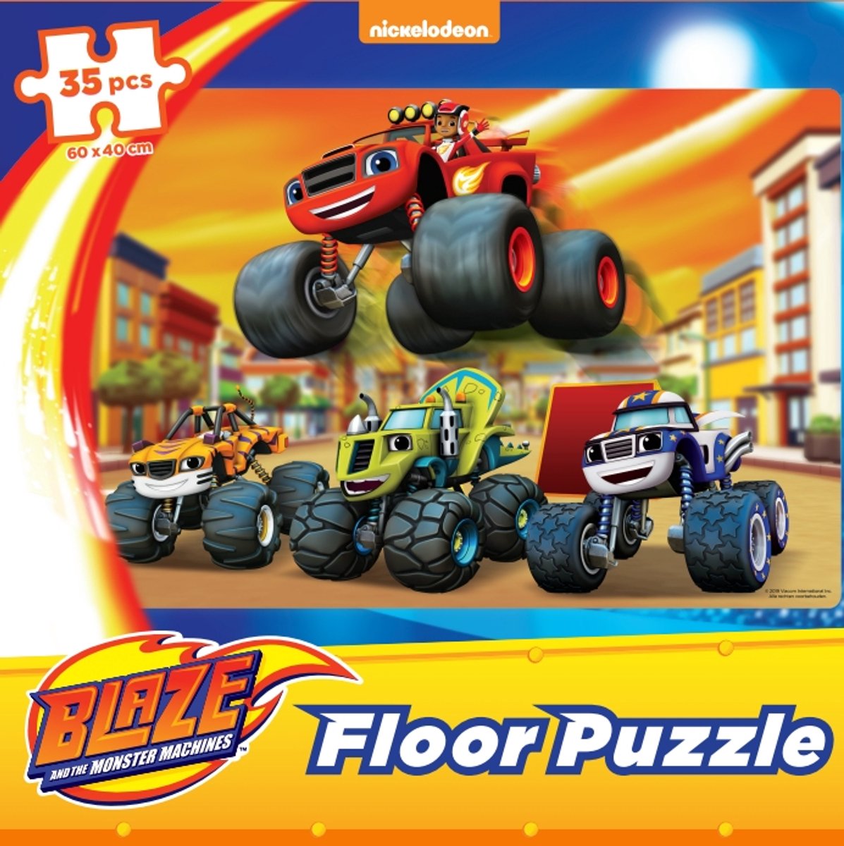 Tactic Blaze Vloerpuzzel – Puzzel – Vanaf 3 jaar – 35 stukjes – 60x40 cm — afbeelding 10