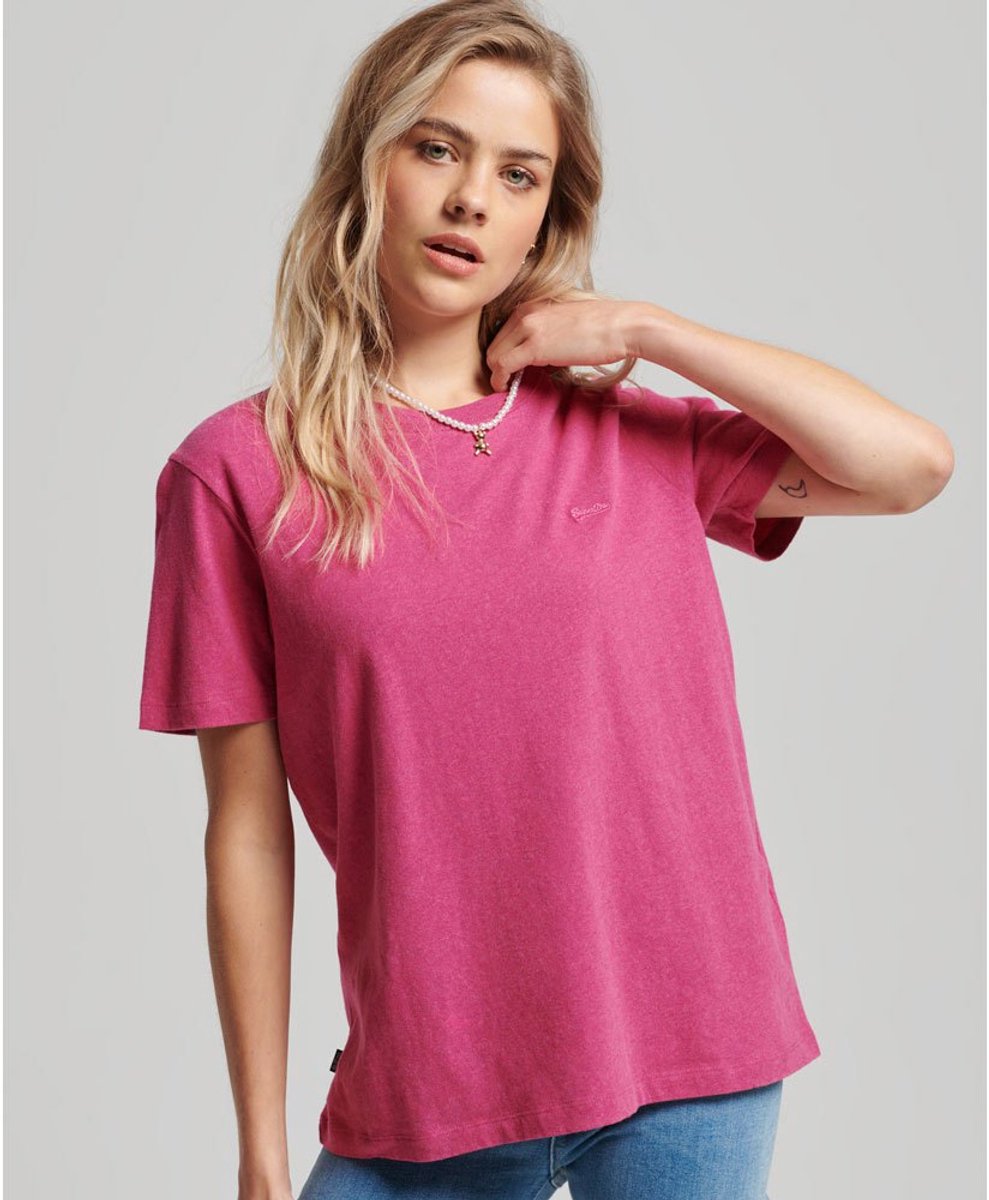 Superdry Vintage Logo Emb T-shirt Met Korte Mouwen 2XS Vrouw Roze