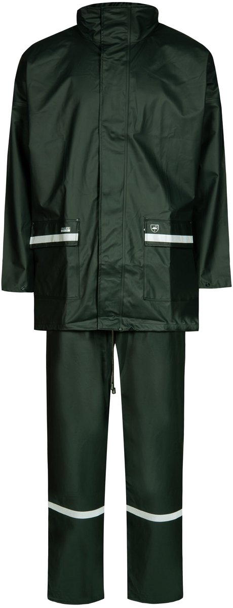 Donker groen regenpak van Lyngsøe Rainwear M
