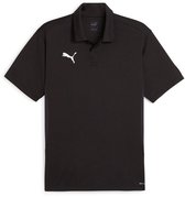 Puma Individual Korte Mouw Poloshirt Zwart M Man