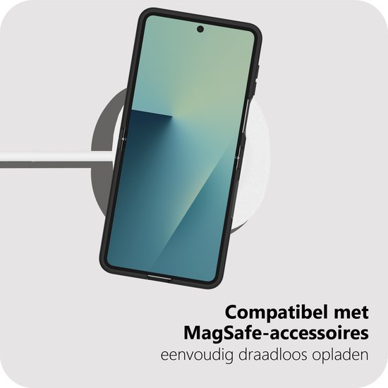 Étui Cazy pour Samsung Galaxy Z Flip7 - Coque arrière de qualité militaire - Zwart