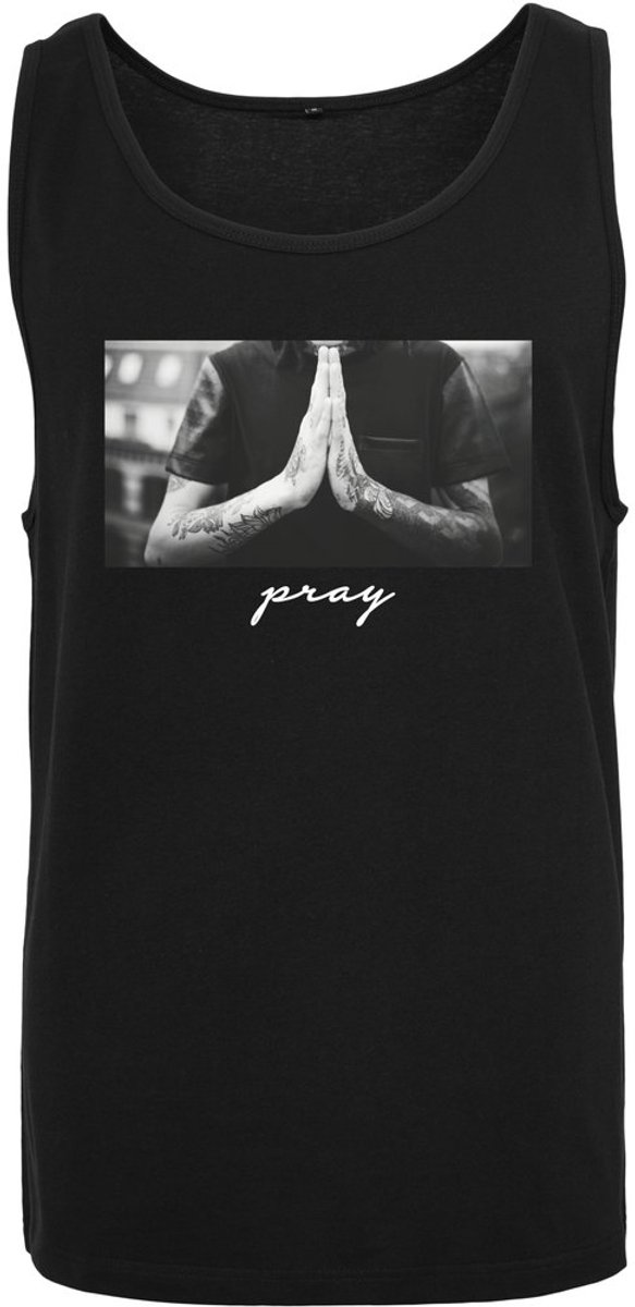 Mister Tee Pray Tanktop S Zwart