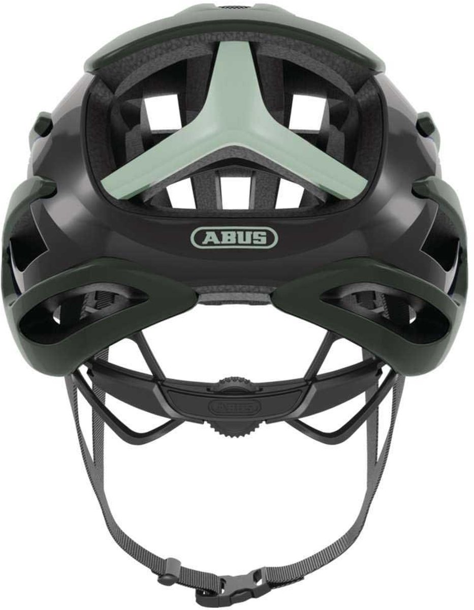 Fietshelm ABUS AIRBREAKER moss green S - 51-55 cm - groen - Geschikt voor gebruik op racefietsen - gravelbikes - 200 g