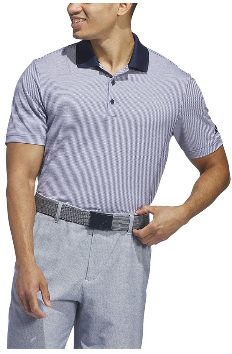 Adidas Ottoman Korte Mouw Poloshirt XS Man Marineblauw