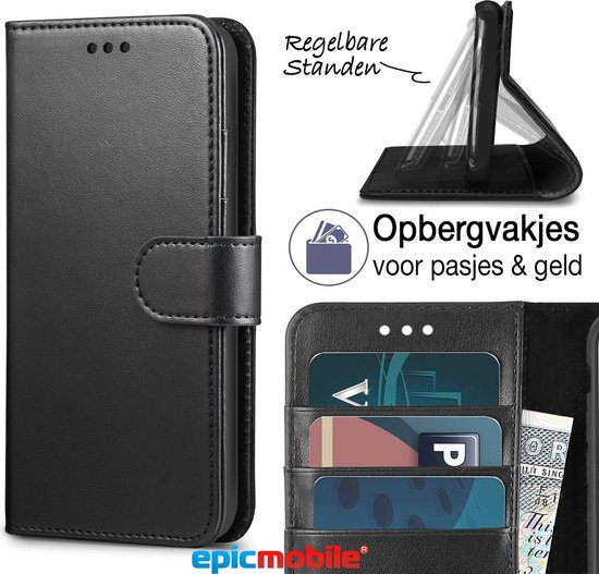 iPhone 7/8/ iPhone SE (2020) Hoesje - Book Case met pasjes houder - Luxe  Portemonnee... | bol.com