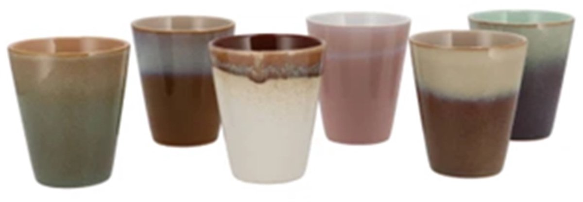 Shotglaasje assorti in moderne kleuren 100ML