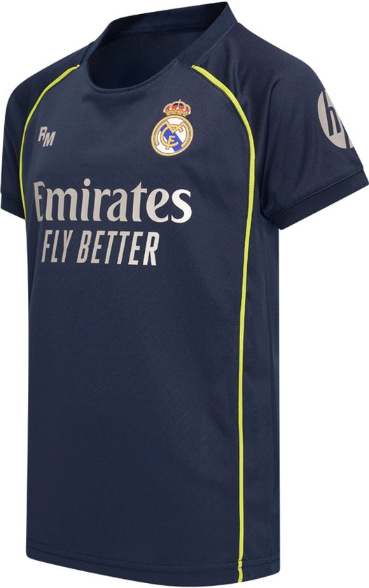 Maillot de football Mbappé du Real Madrid - Maillot extérieur Mbappé - 2025-2026 - Maillot et short Enfants - Garçons et Filles - 140