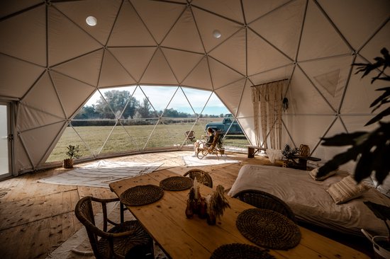 Glamping DOME/ GLOBE - 8 meter - Wit — afbeelding 4