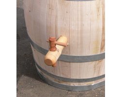Houten Kraan klein 50 liter vat