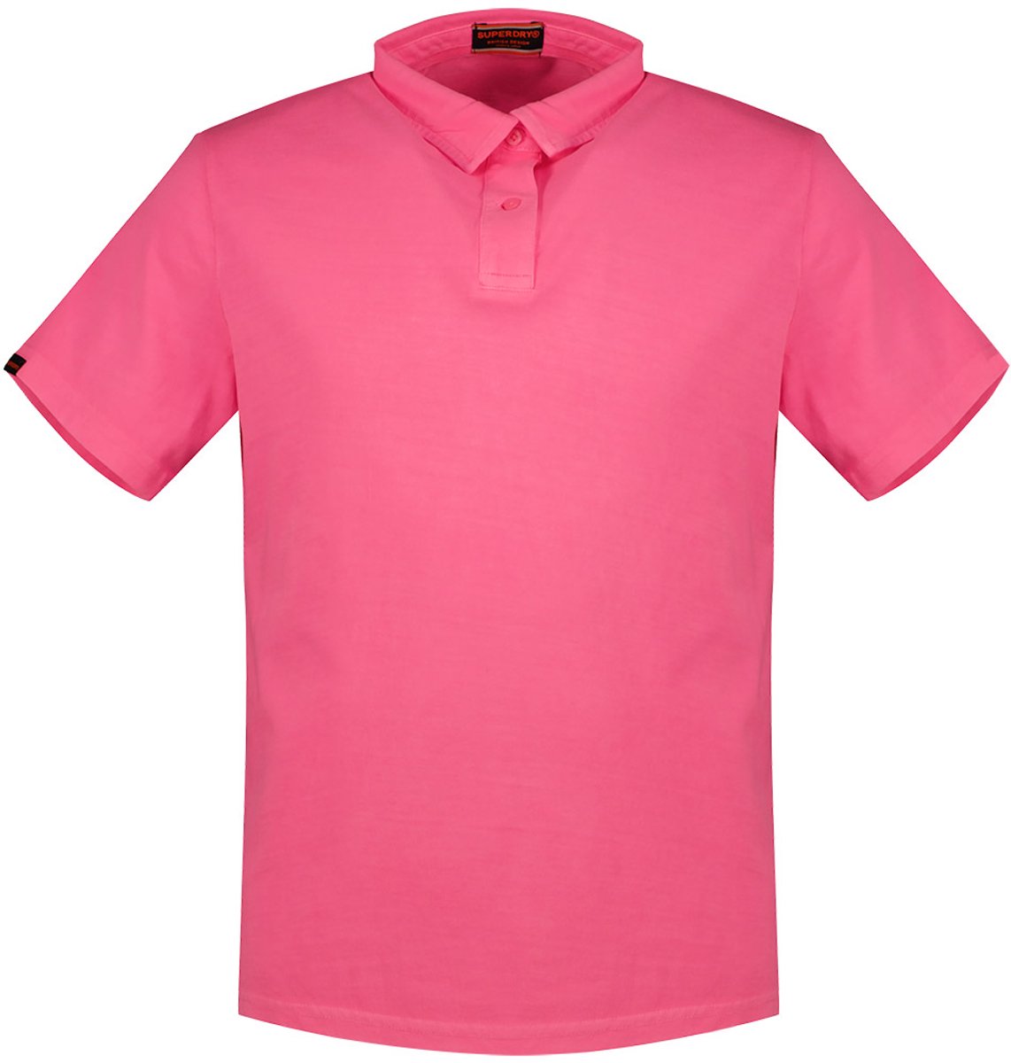 Superdry Essential Jersey Polo Heren Polo’s Roze