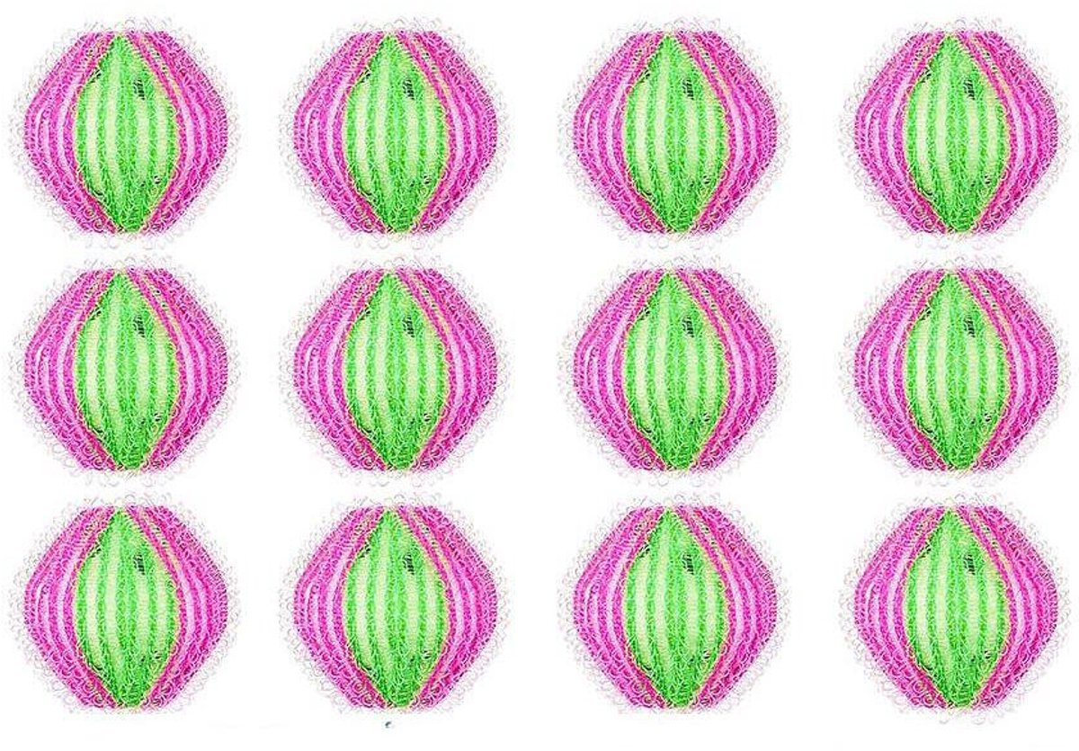 JeiibrZui Wasballen - Wasballen Voor Wasmachine - Verwijdert Dierenharen En Pluisjes - 12 Stuks - Huisgebruik - Veelkleurig