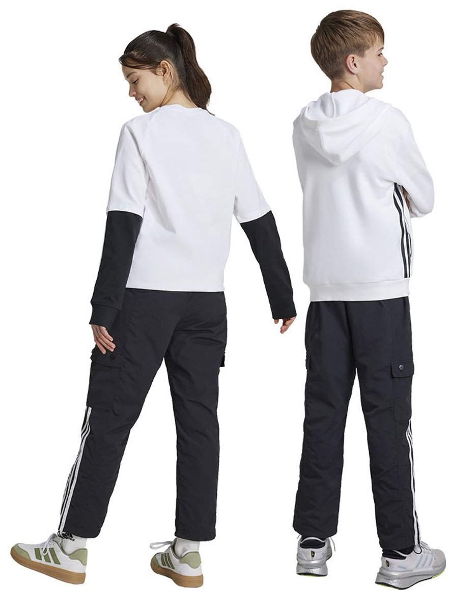 Adidas Sportswear Street Jam Woven Cargobroek Kids Kinderen Zwart