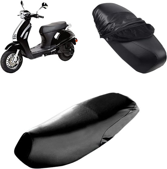 Allecto plus - Universele Motorfiets Stoelhoes - PU Zwart Waterdicht Regenbestendig - Voor Scooter en Motorfiets