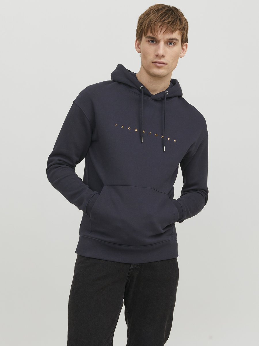 JACK&JONES JJESTAR JJ SWEAT HOOD NOOS Heren Trui — afbeelding 2