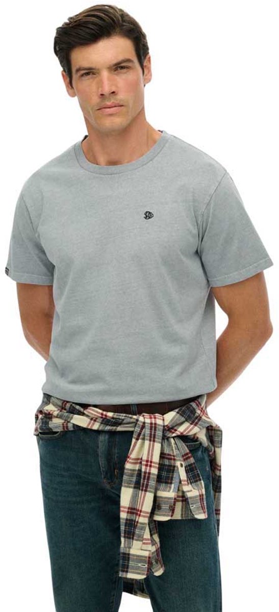 Superdry Essentials Relaxed T-shirt Heren T-shirts Denim